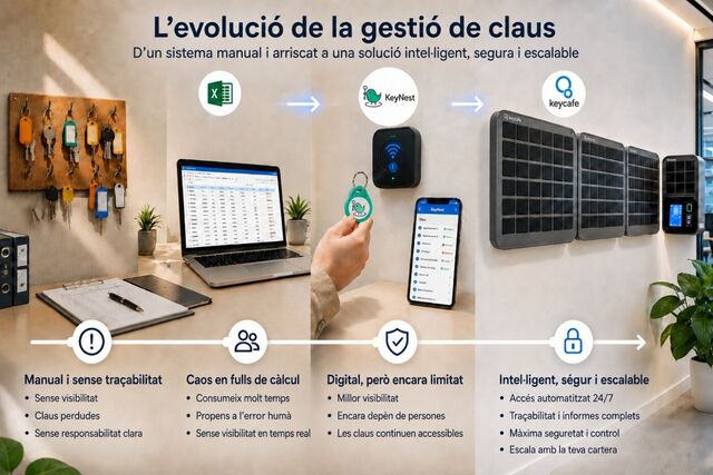 Sistema de gestió de claus per a gestió immobiliària | Seguretat i control total