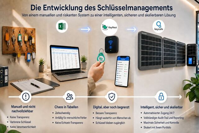 Schlüsselmanagement für Property Management | Sicherheit, Zugriffskontrolle und Skalierbarkeit