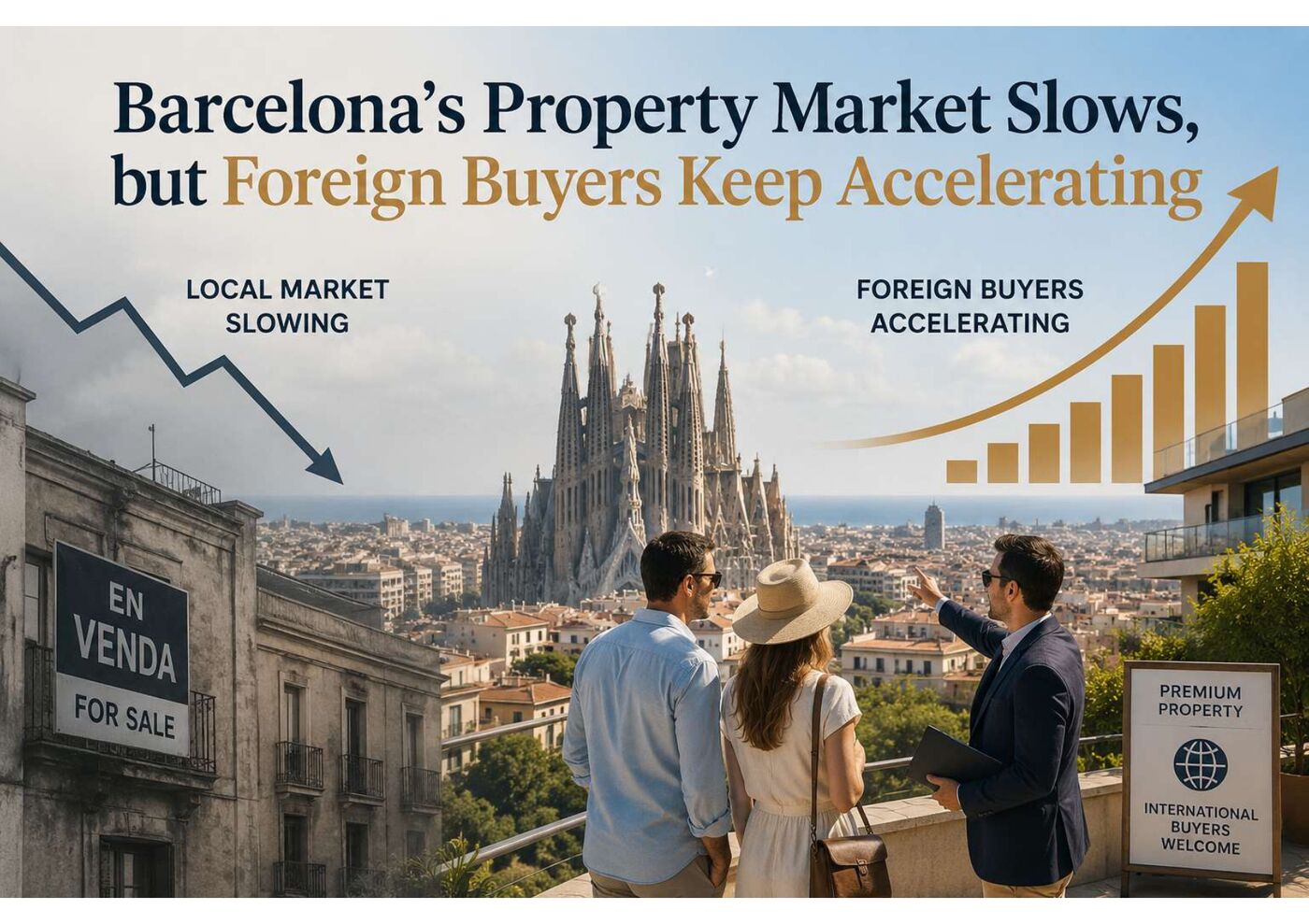 Die globale Nachfrage hält den Immobilienmarkt Barcelonas widerstandsfähig