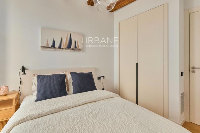 Luminoso apartamento moderno de 2 habitaciones con balcones en el corazón del Barrio Gótico de Barcelona