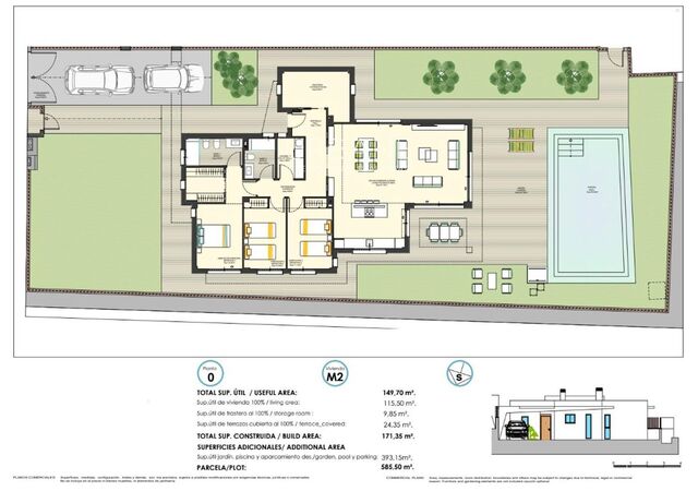 Casa de luxe a Finestrat amb 3 habitacions, 2 banys, piscina privada, terrassa i jardí amb serveis comunitaris