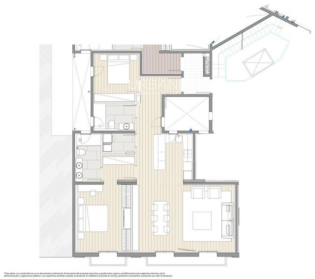 Elegante Apartamento de 2 Habitaciones en la Icónica Avenida Diagonal