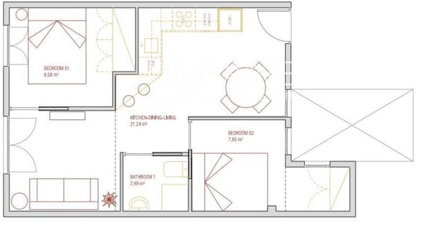 Renovated 2-bedroom apartment with a balcony in Ciutat Vella
