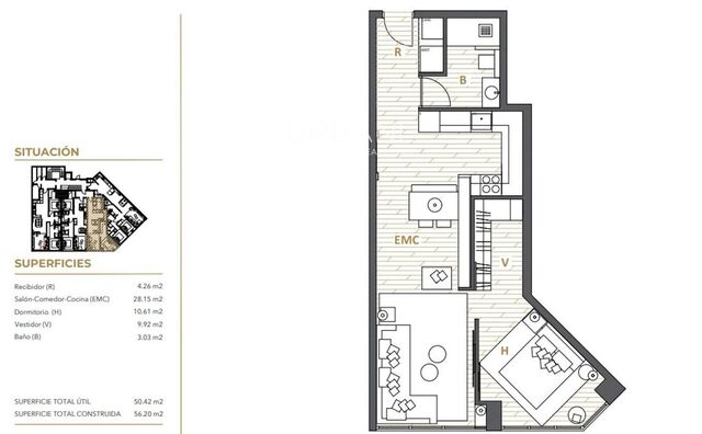 Exclusivas viviendas de 1 dormitorio en el corazón del Eixample de Barcelona