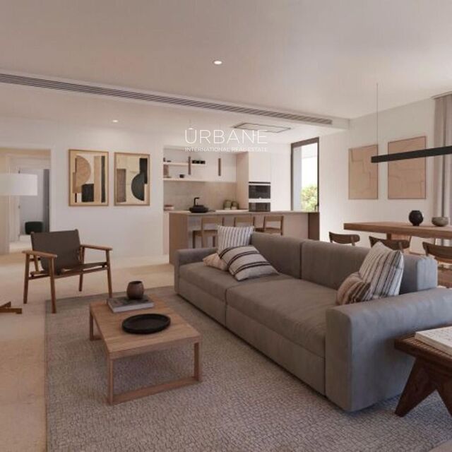 Elegante apartamento de 2 dormitorios en la Costa Dorada | Golf galardonado, piscinas, gastronomía y 2 plazas de aparcamiento