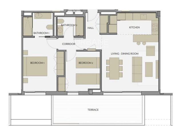 Elegante apartamento de 2 dormitorios en la Costa Dorada | Golf galardonado, piscinas, gastronomía y 2 plazas de aparcamiento