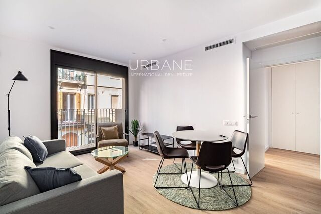 Exclusivo Piso de Obra Nueva con 2 Dormitorios y Balcón en el Corazón de Poble Sec