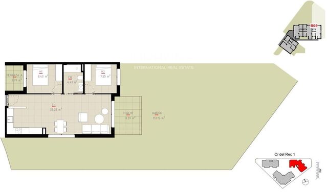 Apartamento en primera línea de mar de 2 habitaciones con jardín privado en Palamós | Vistas al mar en La Fosca Beach, Costa Brava