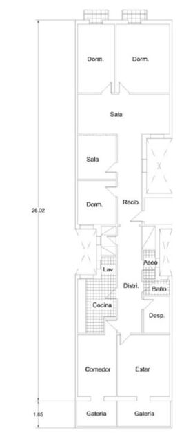 Espectacular vivienda señorial de 199 m² en pleno Quadrat d'Or de Barcelona