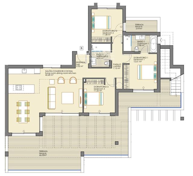 Ático de Obra Nueva de 3 Dormitorios en Venta en Estepona | Terraza de 66 m²