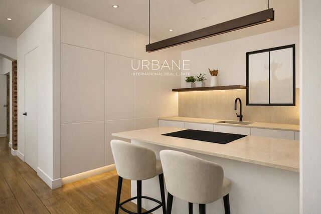 Apartamento reformado de 3 dormitorios con terrazas en Eixample Barcelona
