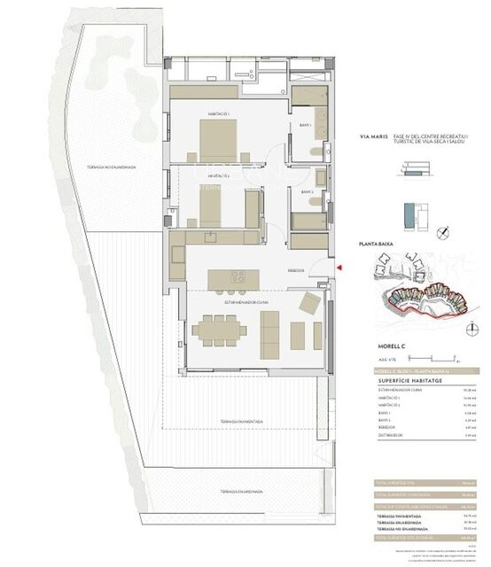 Residencia de 2 dormitorios en la Costa Dorada