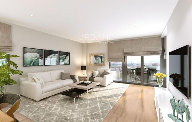 Exclusiva residencia de lujo en Badalona: Imponente apartamento de 4 dormitorios con terraza y piscinas en la azotea