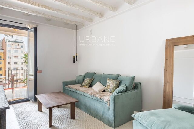 Apartamento de lujo de 3 dormitorios con terraza en venta en la Dreta de l'Eixample