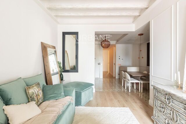 Apartamento de lujo de 3 dormitorios con terraza en venta en la Dreta de l'Eixample