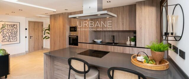 Apartamento moderno de tres habitaciones con terraza en entorno natural