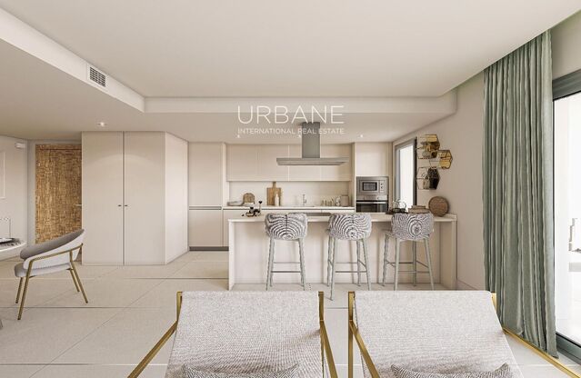 Elegante apartamento de 3 dormitorios con estilo mediterráneo en Grand Bay