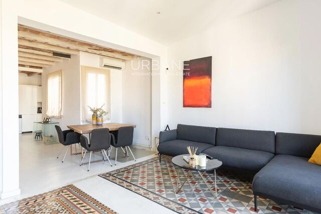 Ático con encanto en el Quadrant d'Or con vistas a la Sagrada Família y al mar