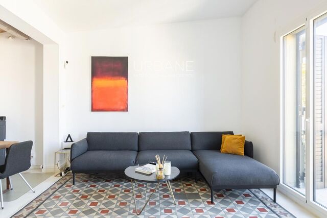 Ático con encanto en el Quadrant d'Or con vistas a la Sagrada Família y al mar