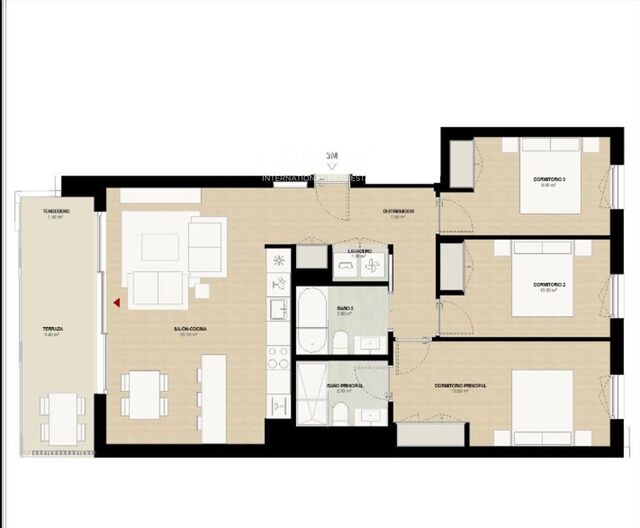 Moderna vivienda de 3 habitaciones con terraza – Naia, Gavà