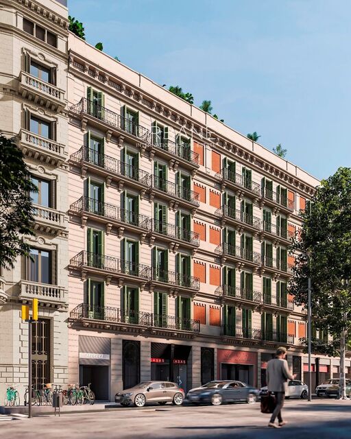 Àtic de luxe de 2 dormitoris al districte de l'Eixample de Barcelona