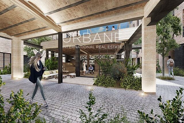 Appartement rénové avec terrasse dans le projet Eco-Living de Barcelone