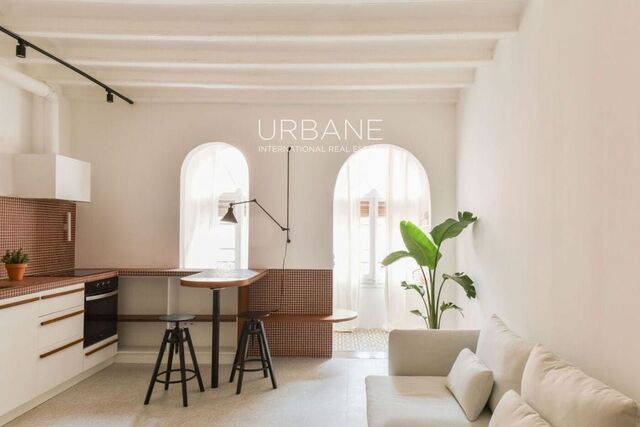 Renovated Minimalistic Apartment in Barcelona in Tranquil Location, Catalan Ceilings | Ideal for Relaxation and City Access