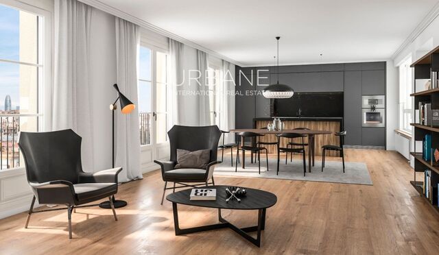 Fantastique appartement d'une chambre à coucher de 113m2 dans l'Eixample Derecha