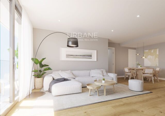 Erdgeschoss, 3-Zimmer-Duplex mit 53 m² Privatterrasse zum Verkauf in El Guinardó