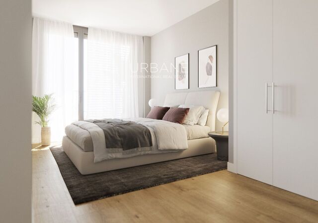 Erdgeschoss, 3-Zimmer-Duplex mit 53 m² Privatterrasse zum Verkauf in El Guinardó
