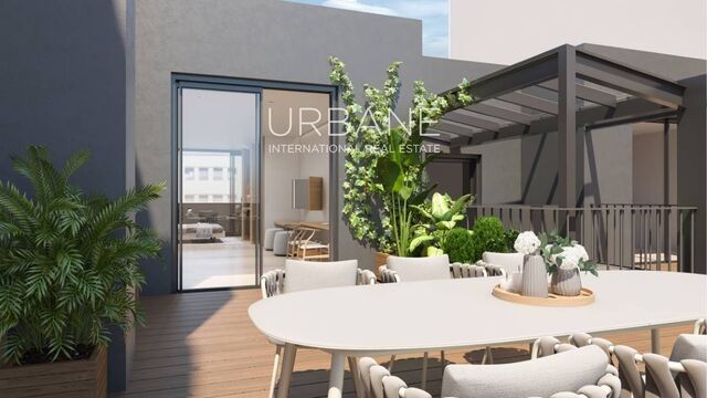 Luxuriöse Wohnung mit Terrasse im Herzen Barcelonas - Vereinbaren Sie einen Besichtigungstermin!