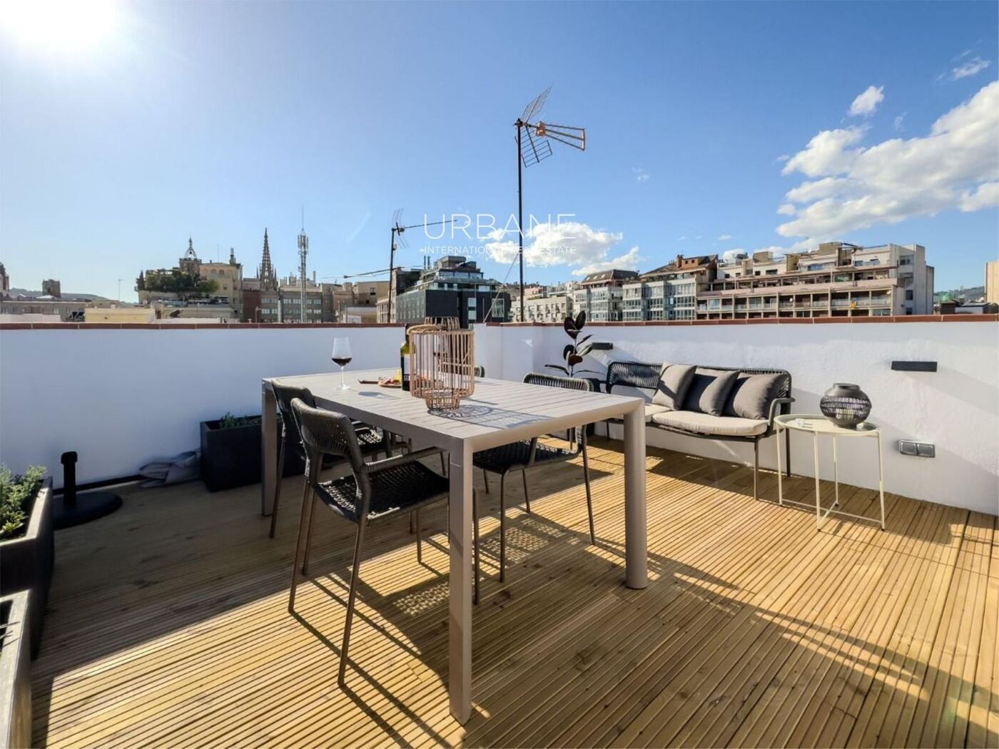 Luxurious Penthouse with Two Private Terraces for Sale in the Gothic ...
