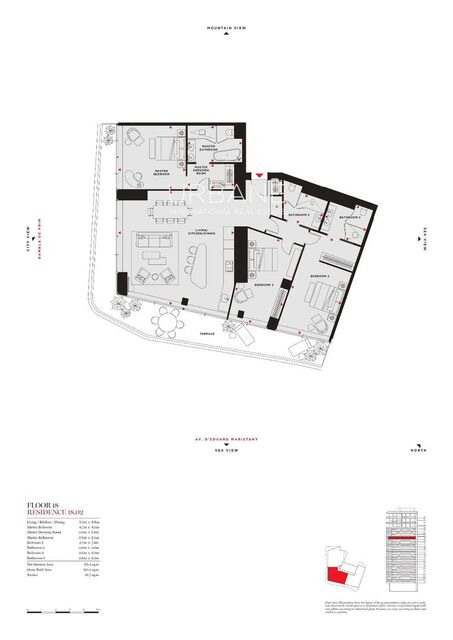Oceanfront Opulence at Antares: Bespoke Design and Exclusive Amenities in Luxury Apartment