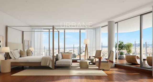 Appartement de luxe de 185 m² avec terrasses de 36 m² et 16 m² à vendre à Diagonal Mar, Barcelone – Barcelona Bay Residences