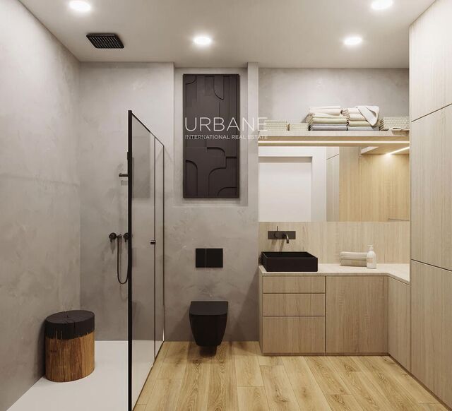 Acogedor apartamento de 50 m² en planta baja con terraza en Gracia