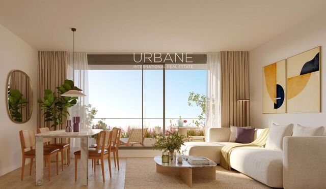 Moderno apartamento frente al mar de 3 habitaciones con terraza en Badalona
