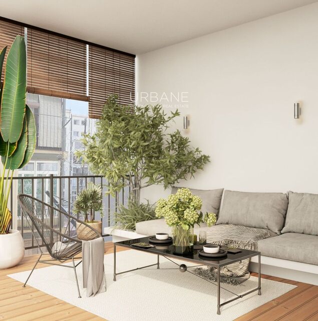 Exquisites 3-Schlafzimmer-Apartment mit Terrasse im Eixample von Barcelona