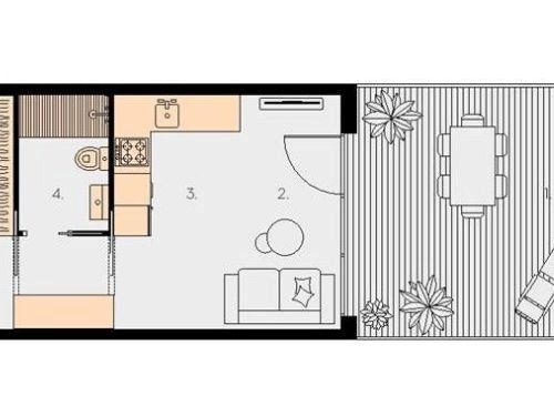 Lovely 1 Bed Apartment with Terrace for Rent in Vila de Gracia