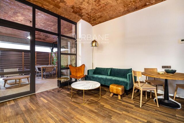 Precioso apartamento de 1 dormitorio con terraza en alquiler en Vila de Gracia ALQUILER DE 6 A 11 MESES