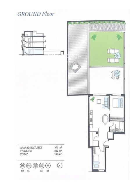 Habitatge Nou de 2 Habitacions amb Fantàstica Terrassa Privada i Jacuzzi a Poble Sec