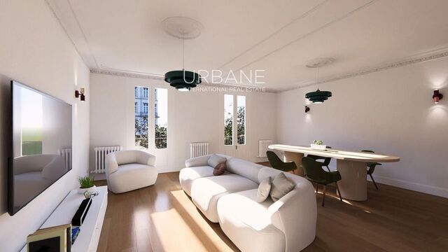Apartamento nuevo y espacioso de 3 habitaciones en Eixample
