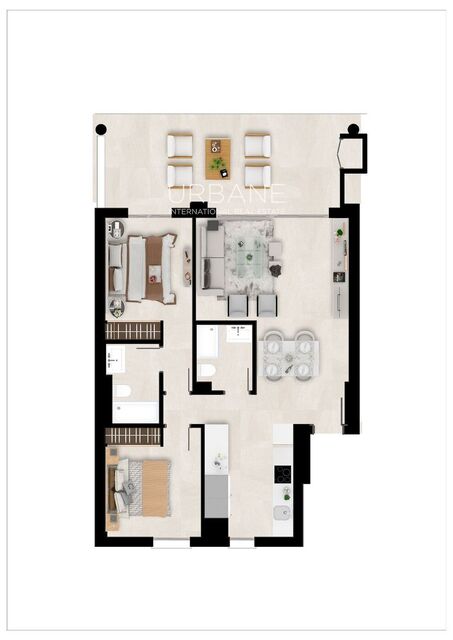 Apartamento de 2 dormitorios en La Cala Golf Resort, Mijas, Málaga