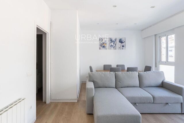 Zu vermieten: 2-Zimmer-Wohnung mit Balkon und Meer- & Bergblick in Sarrià-Sant Gervasi