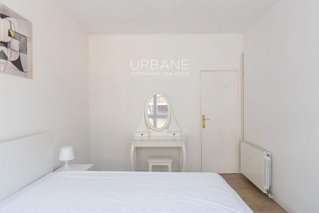 Zu vermieten: 2-Zimmer-Wohnung mit Balkon und Meer- & Bergblick in Sarrià-Sant Gervasi