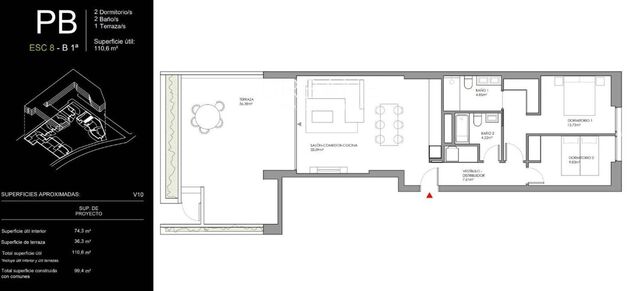2-Bedroom Apartment with 36 m² Terrace in an Exclusive Residence in Cubelles