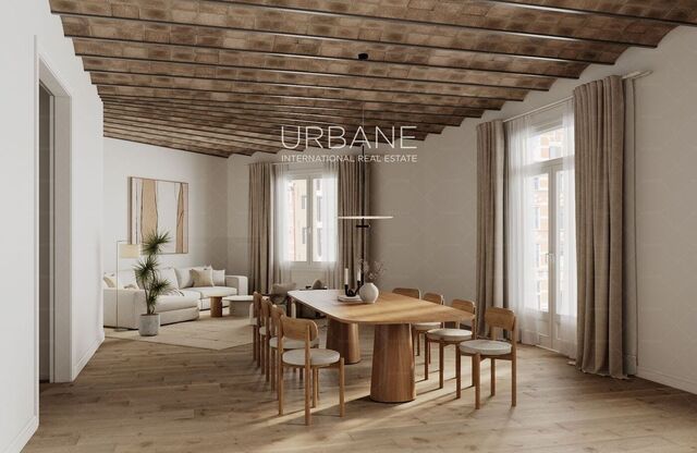 Refurbished 4-Bedroom Apartment for Sale in Barcelona's Quadrat d'Or