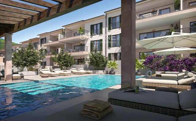 Apartamento moderno de 2 dormitorios en Mallorca con balcón soleado
