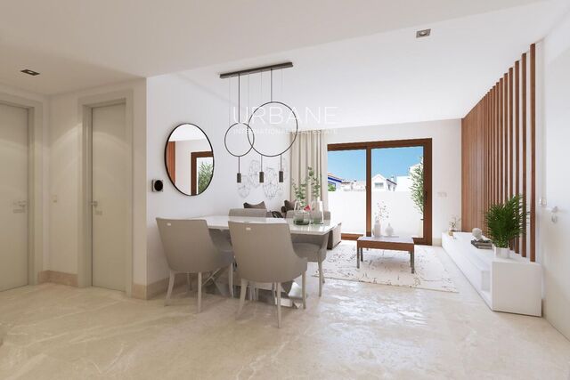 Moderno piso de 1 dormitorio con terraza