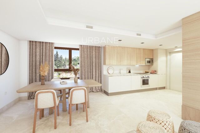 Moderno piso de 1 dormitorio con terraza