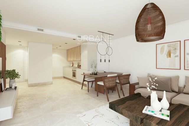 Moderno apartamento de 2 dormitorios con amplios balcones y un diseño de vida elegante